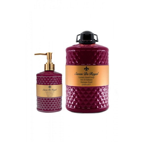 Savon De Royal Luxury Vegan Sıvı Sabun Baroque Pearl 2500 ml & 500 ml