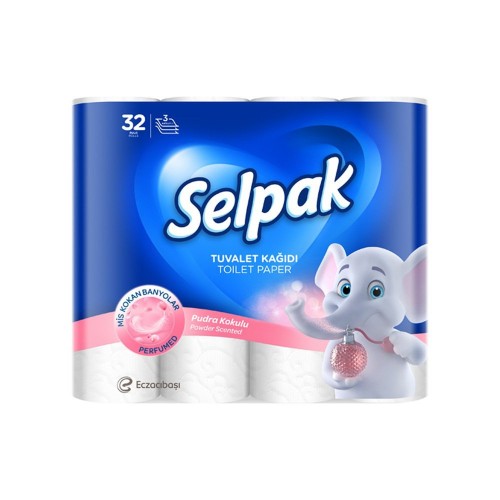 Selpak Tuvalet Kağıdı Pudra Kokulu 32 li