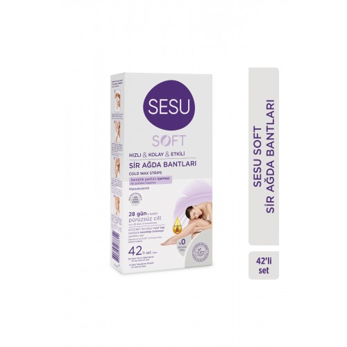 Sesu Ağda Bandı Normal Ciltler Yeşil 42 li