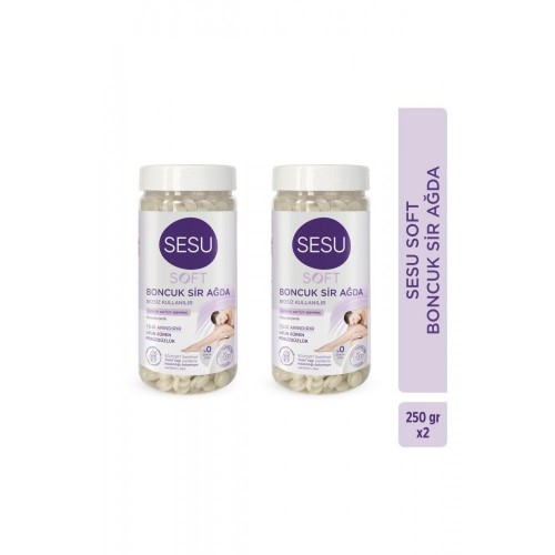 Sesu Soft Boncuk Sir Ağda 250 gr x 2 Adet