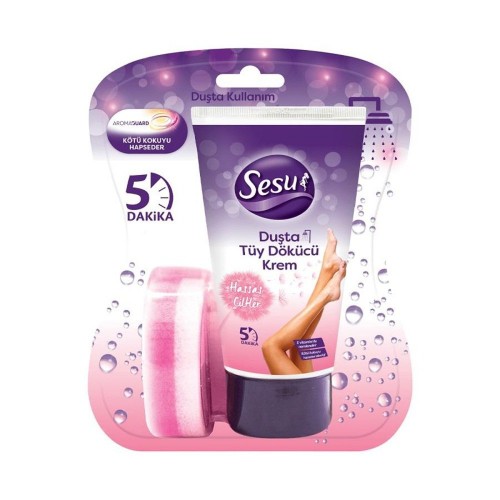 Sesu Duşta Tüy Dökücü Krem Hassas Ciltler 150 ml