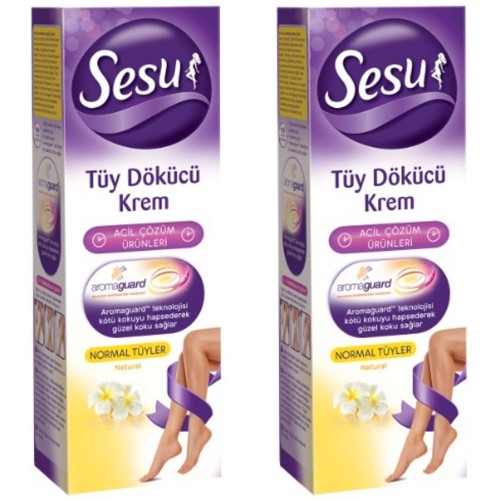 Sesu Tüy Dökücü Krem Normal Ciltler 100 ml x 2 Adet