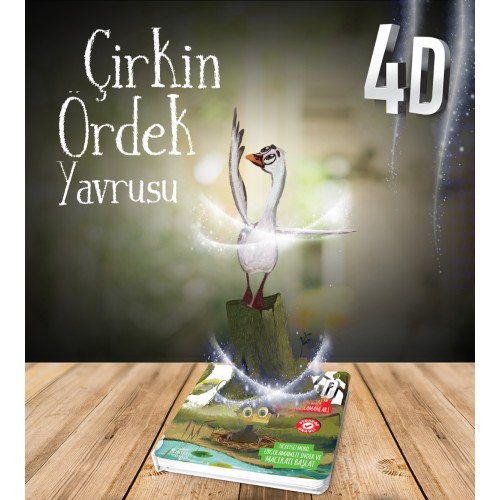 Sihirli Hikayeler 4D Canlanan Kitap - Çirkin Ördek Yavrusu