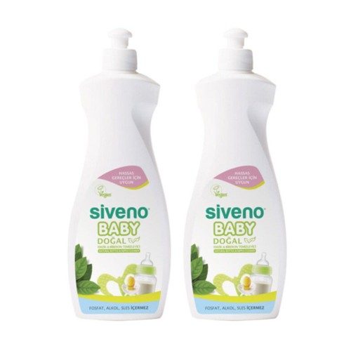 Siveno %100 Doğal Baby Emzik & Biberon Temizleyici 500 ml x 2 Adet Siveno %100 Doğal Baby Emzik & Biberon Temizleyici 500 ml x 2 Adet