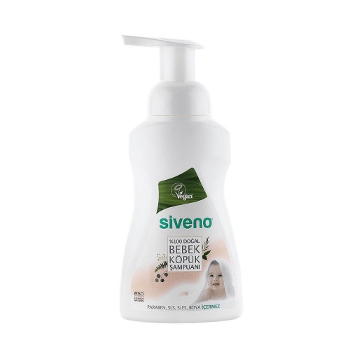 Siveno % 100 Doğal Bebek Köpük Şampuanı 250 ml
