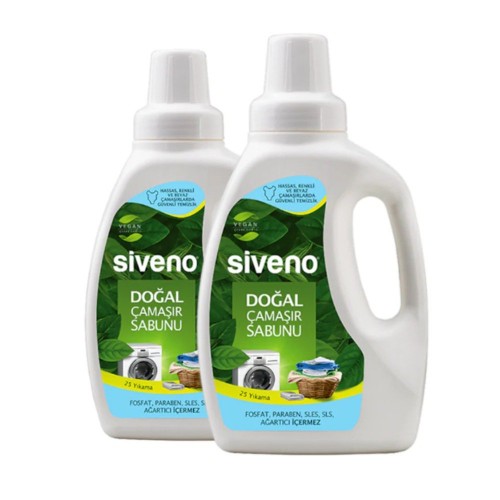 Siveno Doğal Çamaşır Sabunu 750 ml x 2 Adet