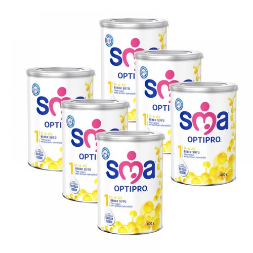 SMA 1 Optipro Bebek Sütü 400 gr x 6 Adet