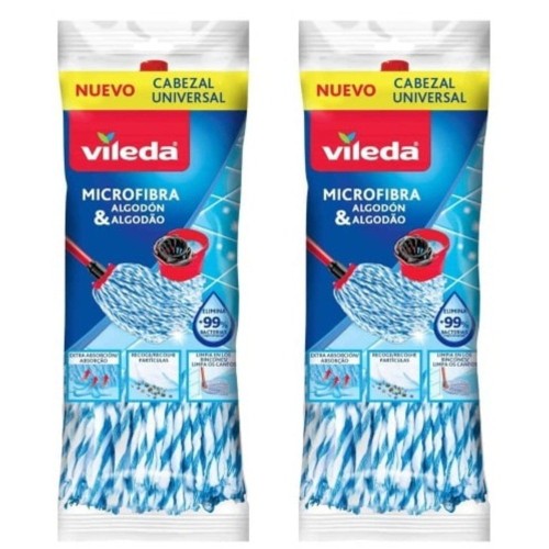 Vileda Süper Mocio Mikrofiber Pamuk Dokulu Paspas x 2 Adet