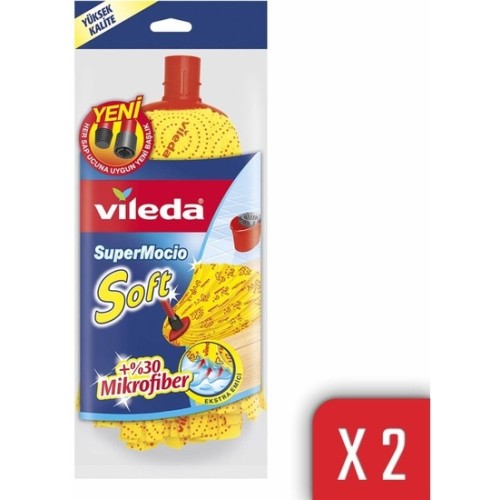 Vileda SuperMocio %30 Mikrofiber Paspas Yedek x 2 Adet