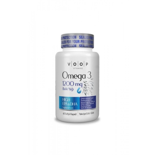 Voop Omega 3 Balık Yağı 1200 mg 60 Soft Kapsül