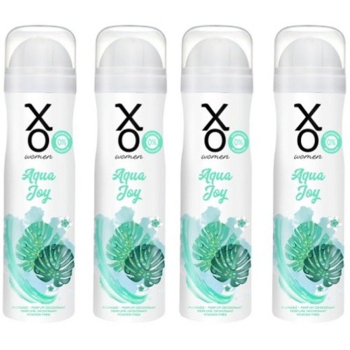 Xo Aqua Joy Women Deodorant 150 ml x 4 Adet
