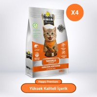 Happy Tavuklu Yavru Kuru Kedi Maması 2 Kg