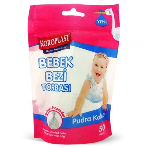 Koroplast Bebek Bezi Torbası Pudra Kokulu