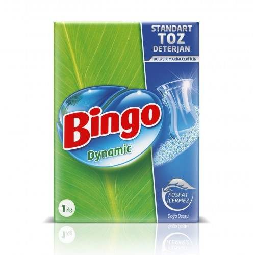 Bingo Dynamic Bulaşık Makinesi Toz Deterjan 1 Kg