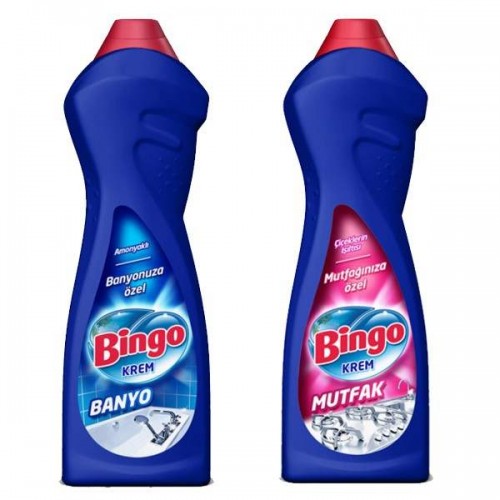 Bingo Krem Banyo Amonyaklı 750 ml + Mutfak Çiçeklerin Işıltısı 750 ml