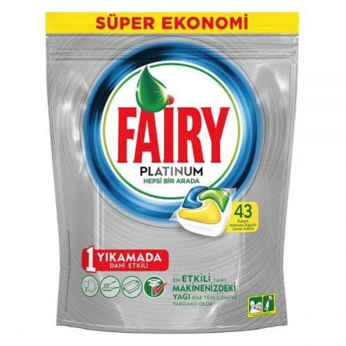 Fairy Platinum Bulaşık Makinesi Kapsülü 43 lü