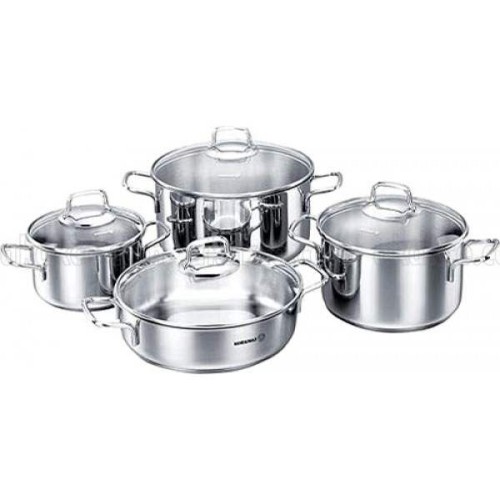 Korkmaz A1606 Perla 4'lü Tencere Seti