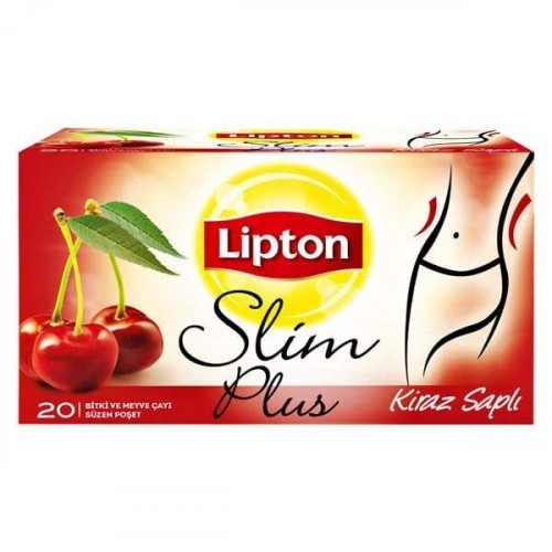 Lipton Bitki Çayı Form Plus Kiraz Saplı 20 li 40 gr