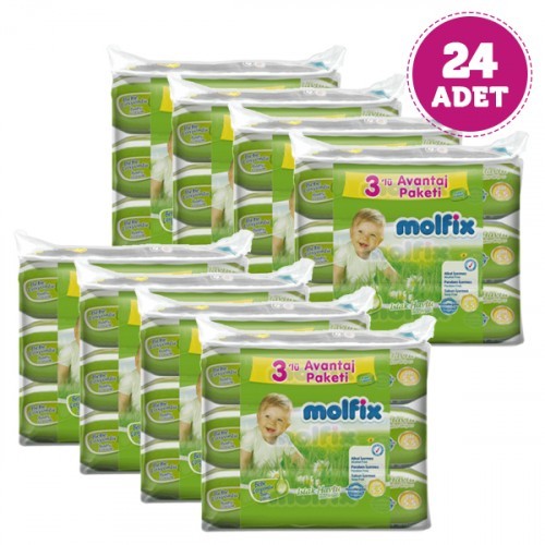 Molfix Islak Havlu Bebe Losyonlu 60 lı x 24 Adet