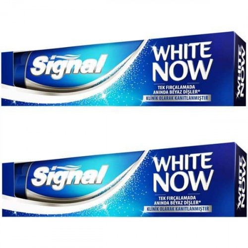 Signal Diş Macunu White Now Anında Beyazlık 75 ML x 2 Adet