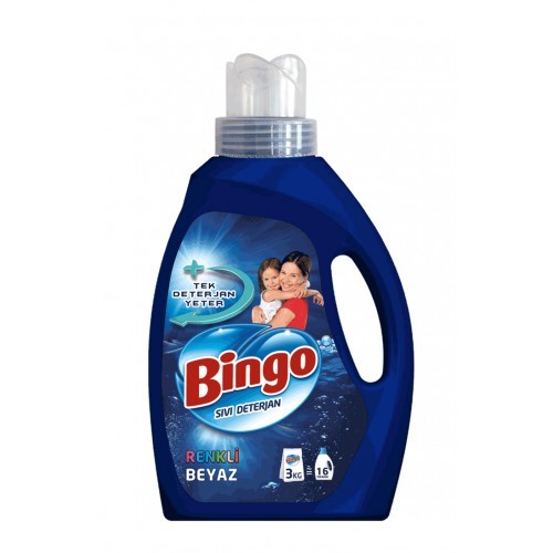 Bingo Matik Sıvı Deterjan Renkli-Beyaz 2145 Ml