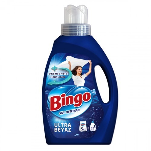 Bingo Matik Erguvan Ultra Beyaz Sıvı Çamaşır Deterjanı 2145 ml