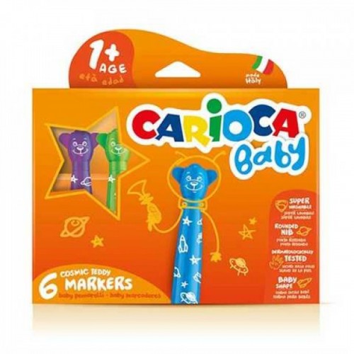 Carioca Jumbo Bebek Keçeli Boya Kalemi 6'lı 42815