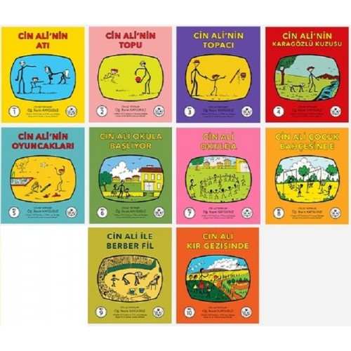 Cin Ali Kitap Seti (10 Kitap Takım) - Rasim Kaygusuz