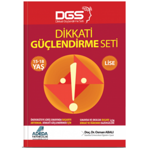 Dikkati Güçlendirme Seti Lise 15-18 Yaş - Osman Abalı