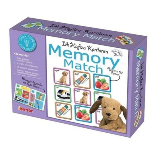Diy-Toy Memory Match İlk Hafıza Kartları