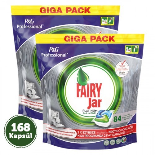 Fairy Jar Platinum Kapsül 84 lü (P&G Professional) x 2 Adet