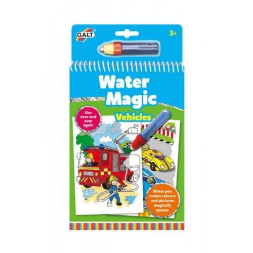 Galt Water Magic Sihirli Boyama Kitabı- Taşıtlar (3 Yaş+)