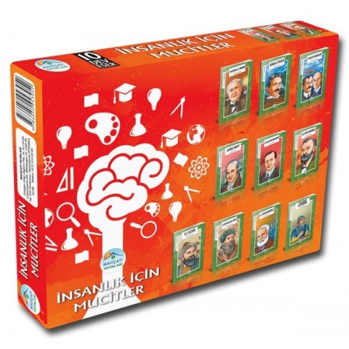 İnsanlık İçin Mucitler Seti (10 Kitap) - Kolektif