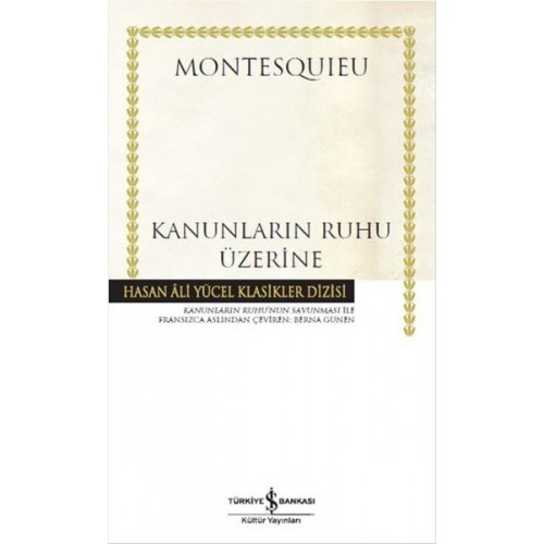 Kanunların Ruhu Üzerine - Montesquieu