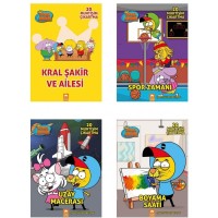 Kral Şakir Boyama Set (4 Kitap) - Kolektif