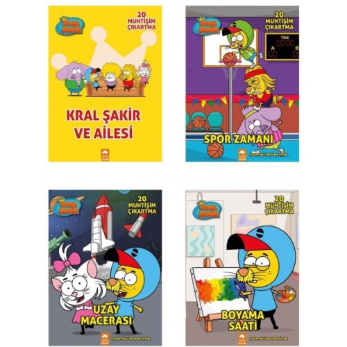 Kral Şakir Boyama Set (4 Kitap) - Kolektif