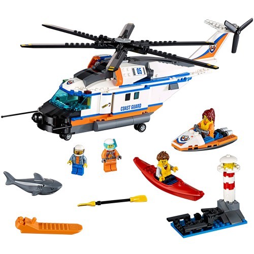 Lego City Heavy-Duty Rescue Helicopter 60166