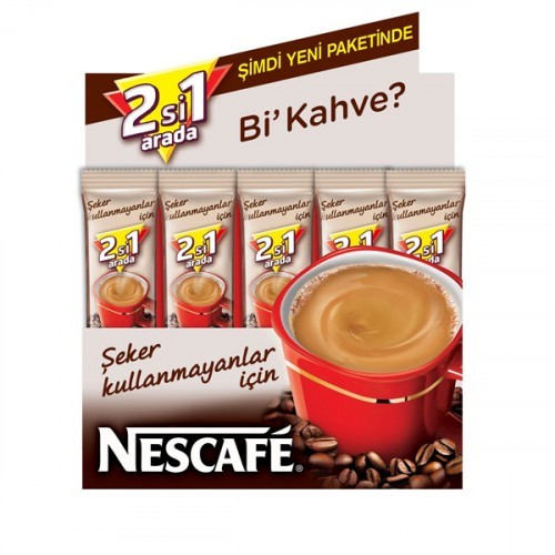 Nescafe 2 si 1 Arada 11 Gr  x 48 Adet