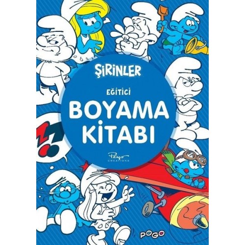 Şirinler - Eğitici Boyama Kitabı - Kolektif