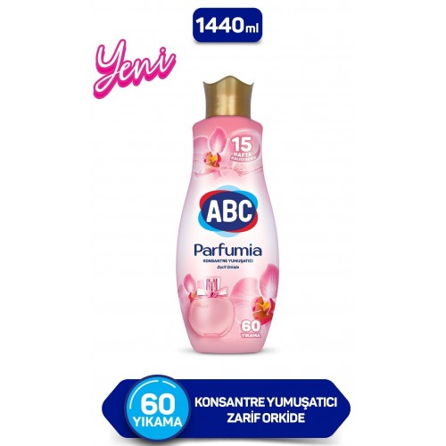 Abc Parfumia Konsantre Yumuşatıcı Zarif Orkide 60 Yıkama 1440 ml