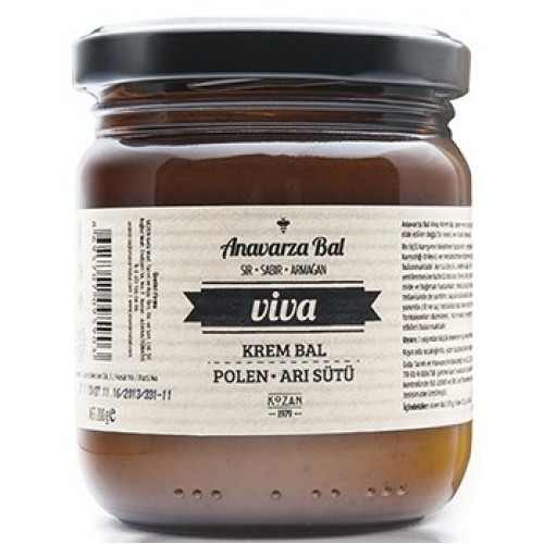 Anavarza Viva Krem Bal Polen-Arı Sütü 200 gr