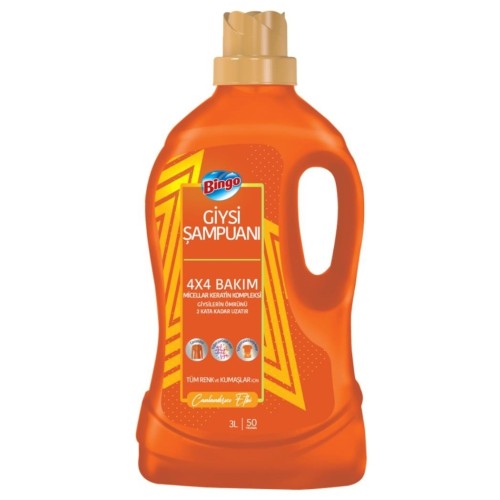 Bingo Giysi Şampuanı Canlandırıcı Etki 4 lt