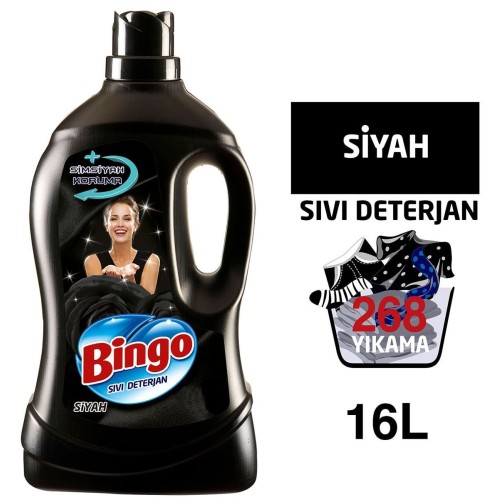 Bingo Sıvı Çamaşır Deterjanı Siyahlara Özel 4 lt x 4 Adet