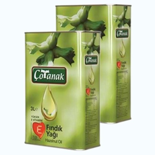 Çotanak Fındık Yağı 3 lt x 2 Adet