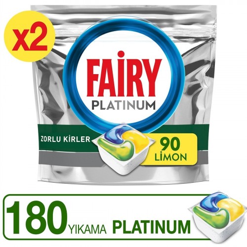 Fairy Platinum Bulaşık Makinesi Kapsülü 90 lı x 2 Adet