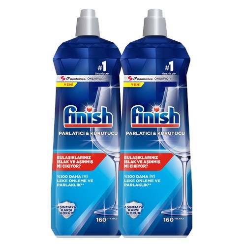 Finish Bulaşık Makinesi Parlatıcısı 800 ml x 2 Adet