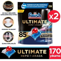 Finish Ultimate Bulaşık Makinesi Deterjanı 85 Kapsül x 2 Adet