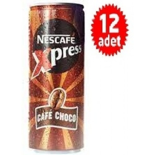 Nescafe Xpress Cafe Choco Soğuk Kahve 250 ml x 12 Adet