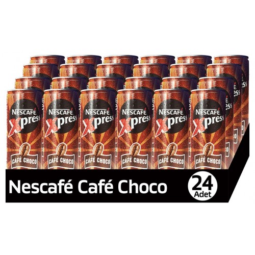 Nescafe Xpress Cafe Choco Soğuk Kahve 250 ml x 24 Adet