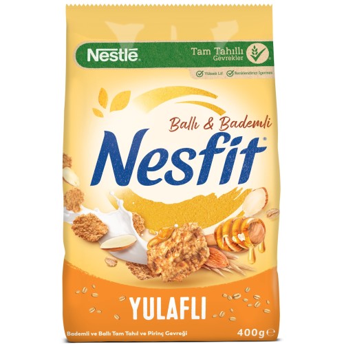Nestle Nesfit Ballı Bademli Mısır Gevreği 400 gr